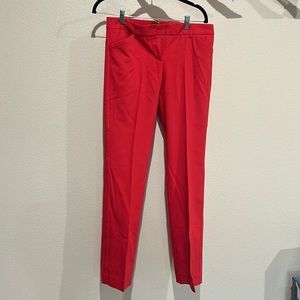 Bright Red Express womens dress pants